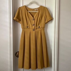 Orla Kiely Mustard Yellow Dress